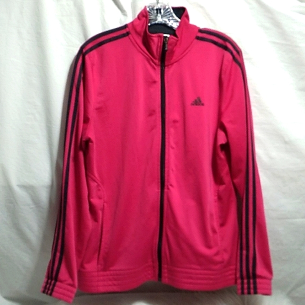(XX-55) FLASH SALE! Vintage Adidas Zip Up Jacket Sz.L 2012 Great Condition